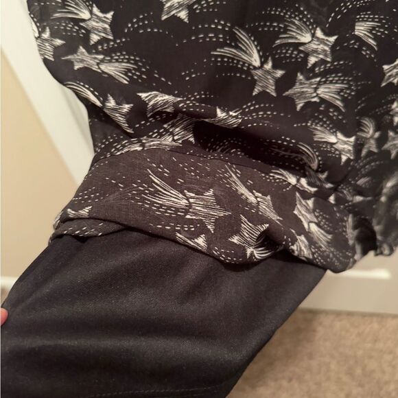 NWT Francesca’s Black and White Shooting Star Patterned Dress Size XS - Picture 6 of 13